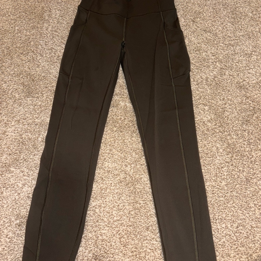 lululemon athletica Dark Brown Cropped Pants